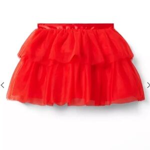 Tiered tule skirt